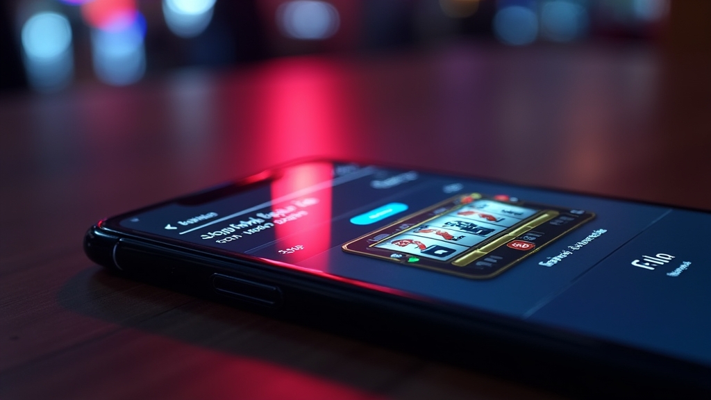 Android телефон с инсталация на APK пред казино слот атмосфера