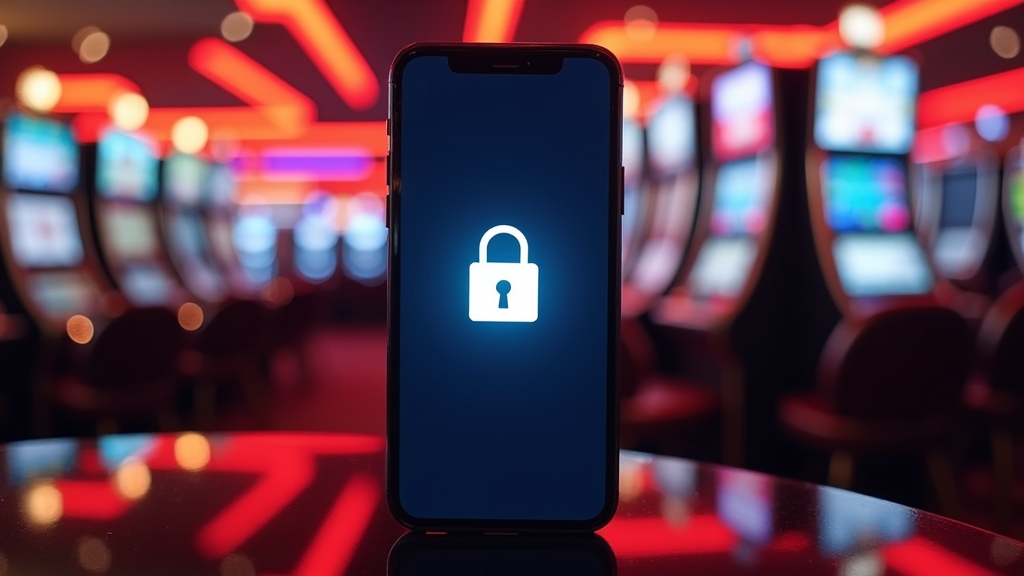 iPhone с браузър за сигурен мобилен достъп в казино среда
